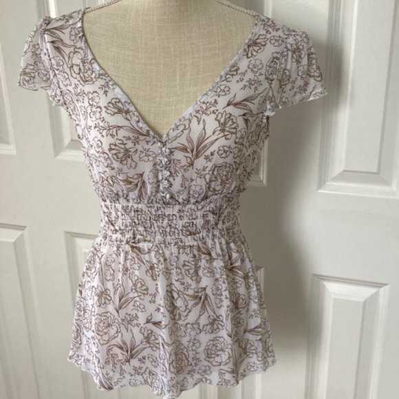 Sydney Tyler Floral Print Blouse - Picture 1 of 11